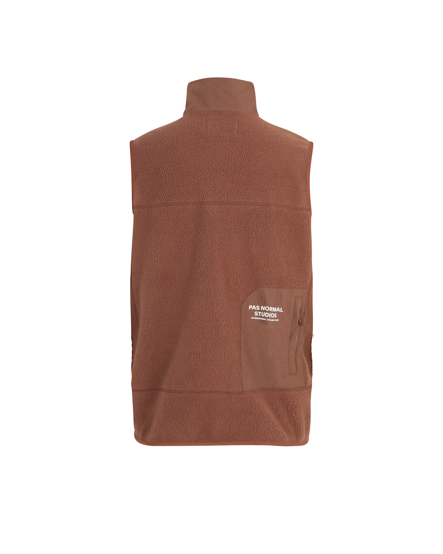 PAS NORMAL STUDIOS Off Race Fleece Gilet - Rust