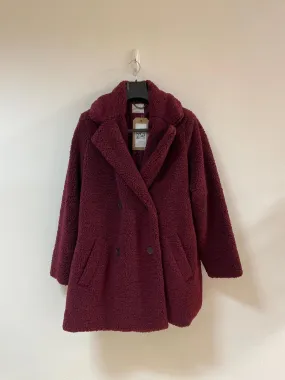 Purple Shearling Coat, Fat Face, Size 14, 16