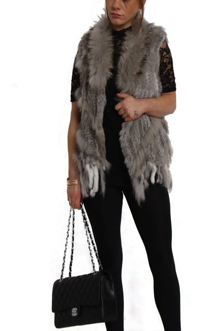 Real Fur Gilet Body warmer