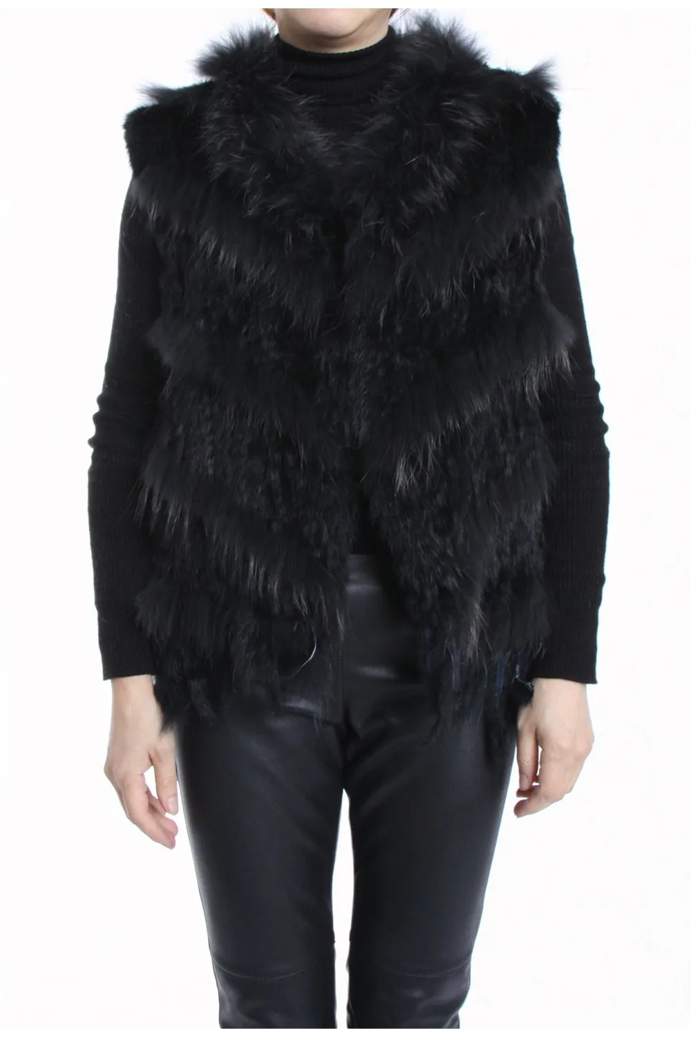 Real Fur Gilet Body warmer