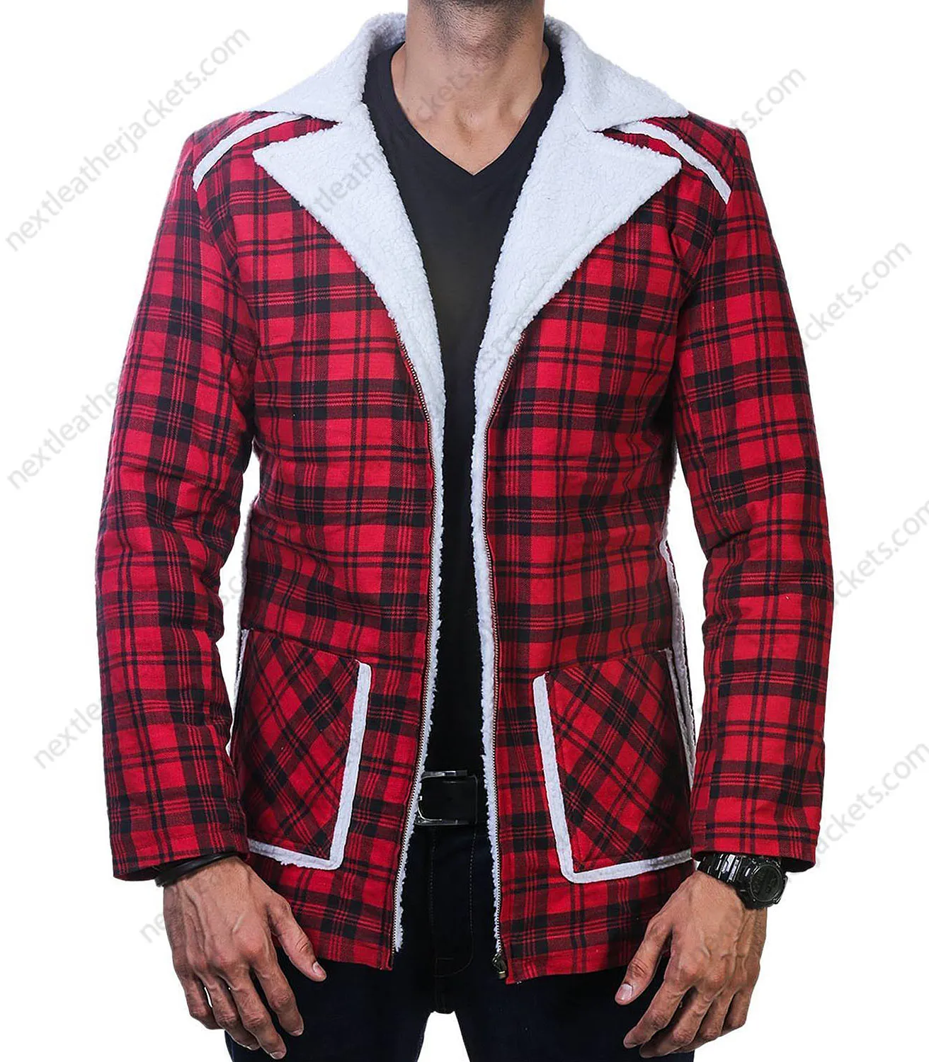 Ryan Reynolds Deadpool Shearling Jacket