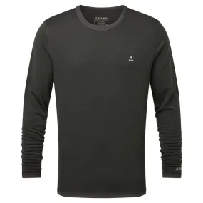 Schoffel Merino Mix Technical Crew Neck Mens Top - Charcoal