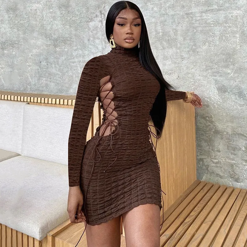 Sculpted Side Cutout Bodycon Dress *Culture Heaven Special*