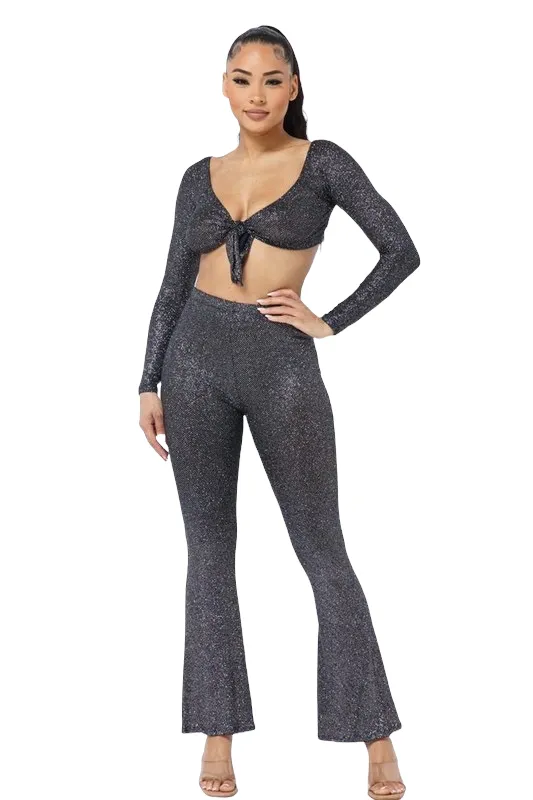 Selena Vibes 2 Piece Flare Pants Set