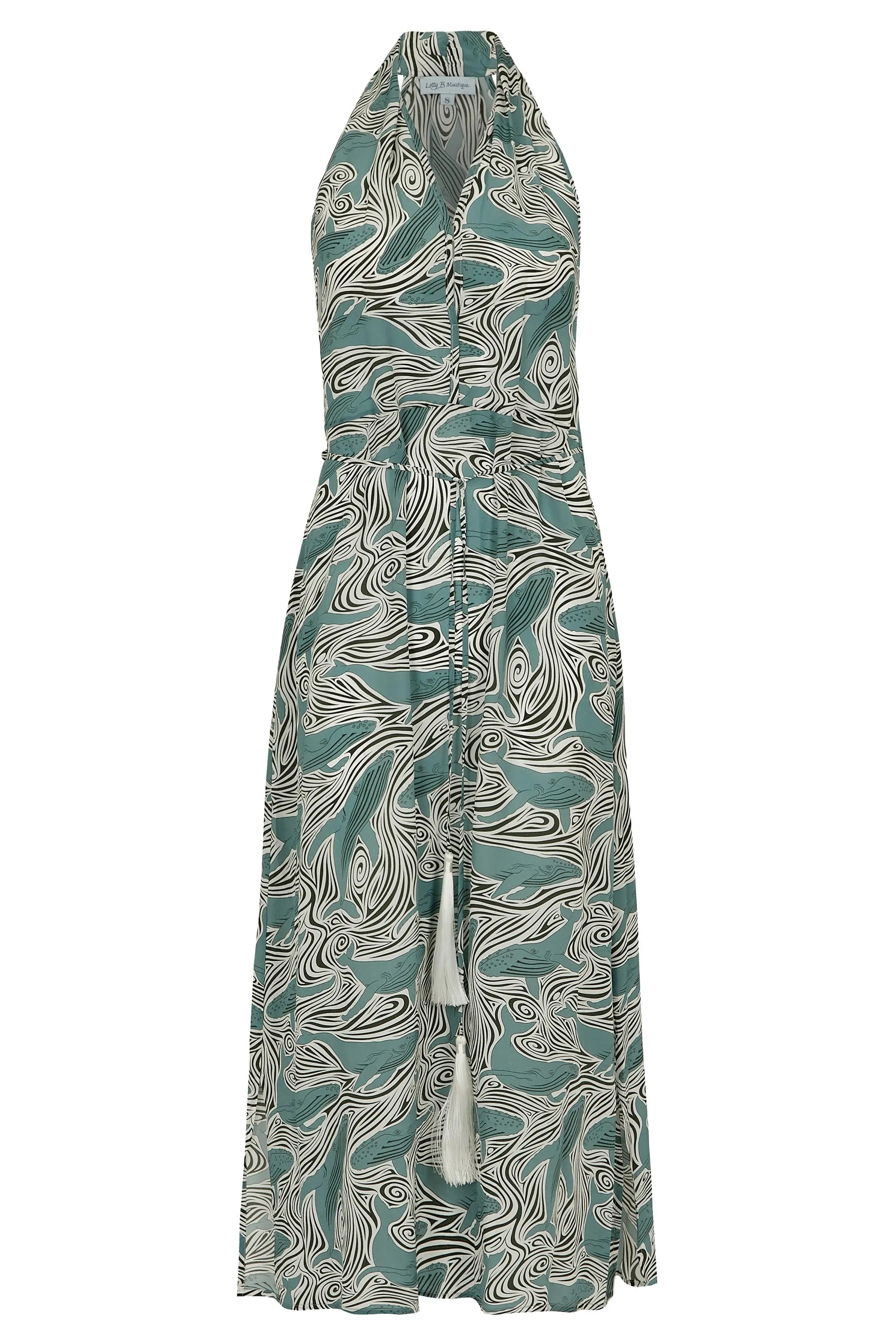 Silk Jemima Dress WHALE