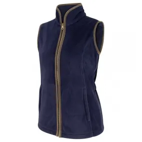 Stenton Ladies Fleece Gilet Navy by Hoggs of Fife