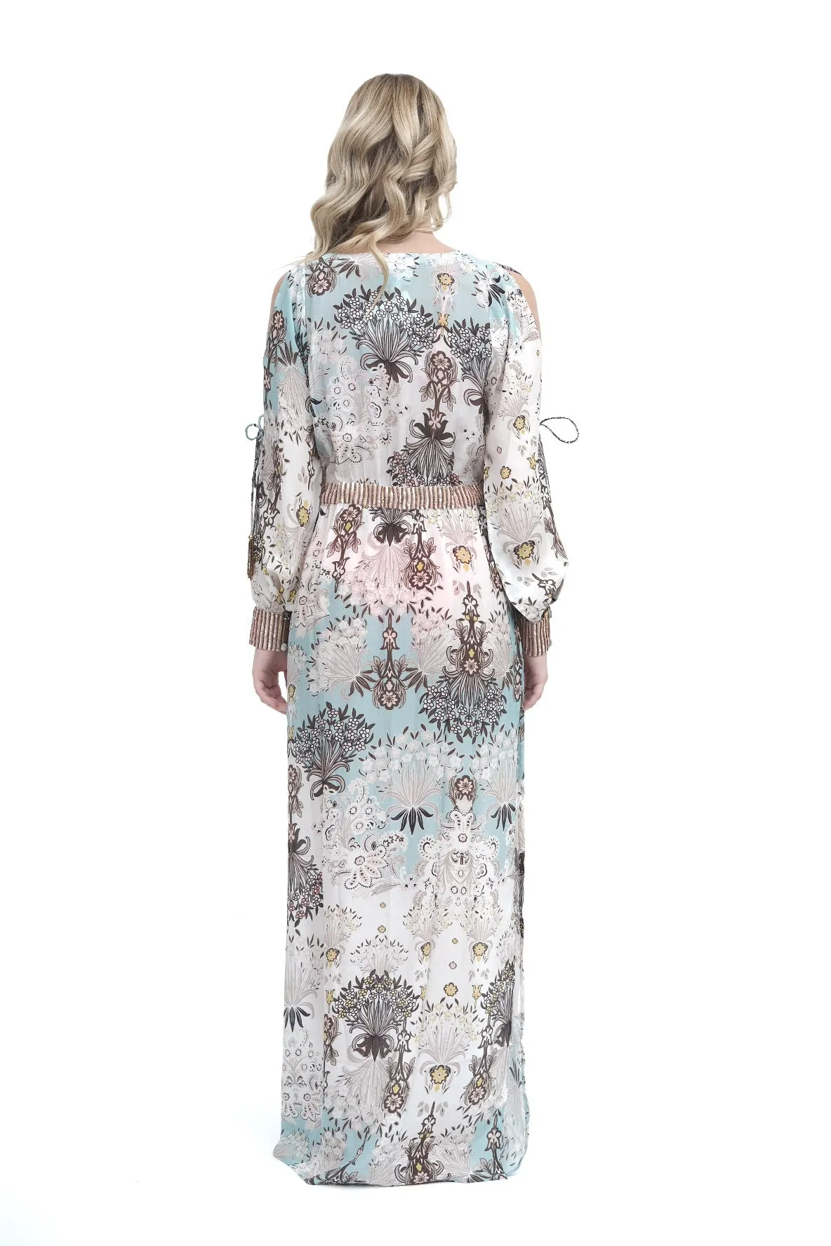 Taj Floral Maxi Dress Cover Up