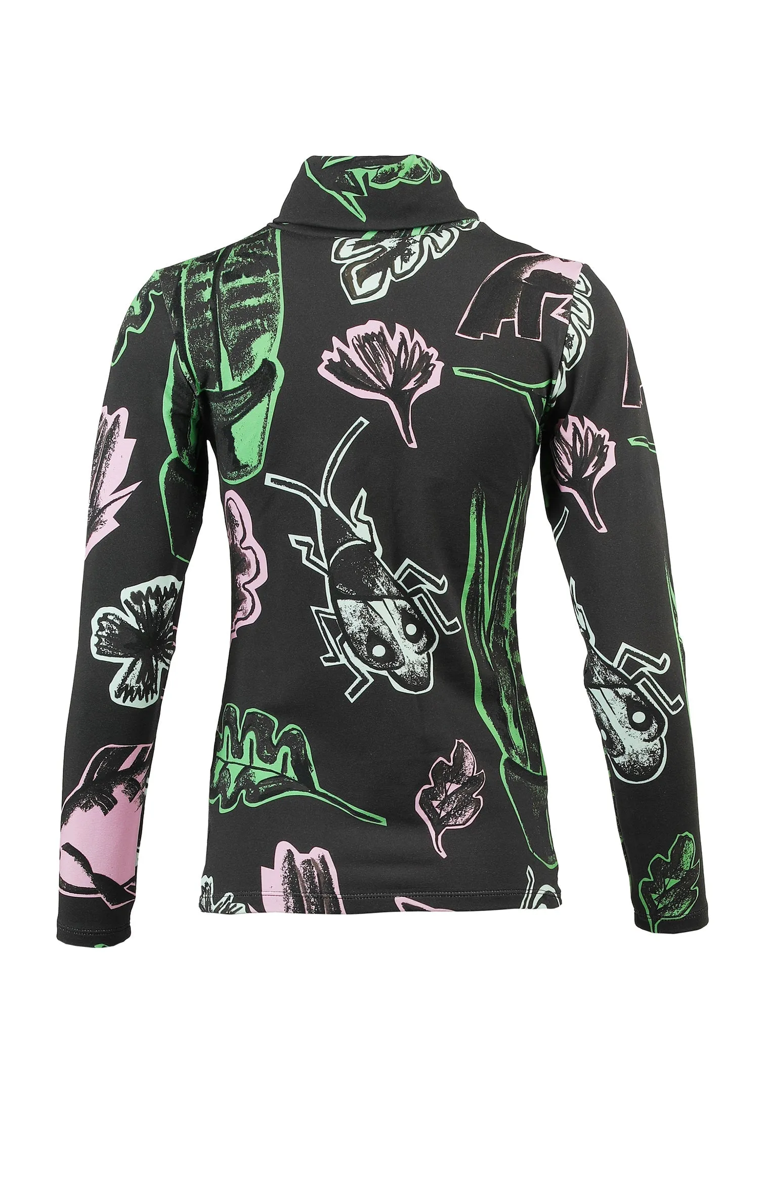 Tarna Turtleneck Top Totem Green