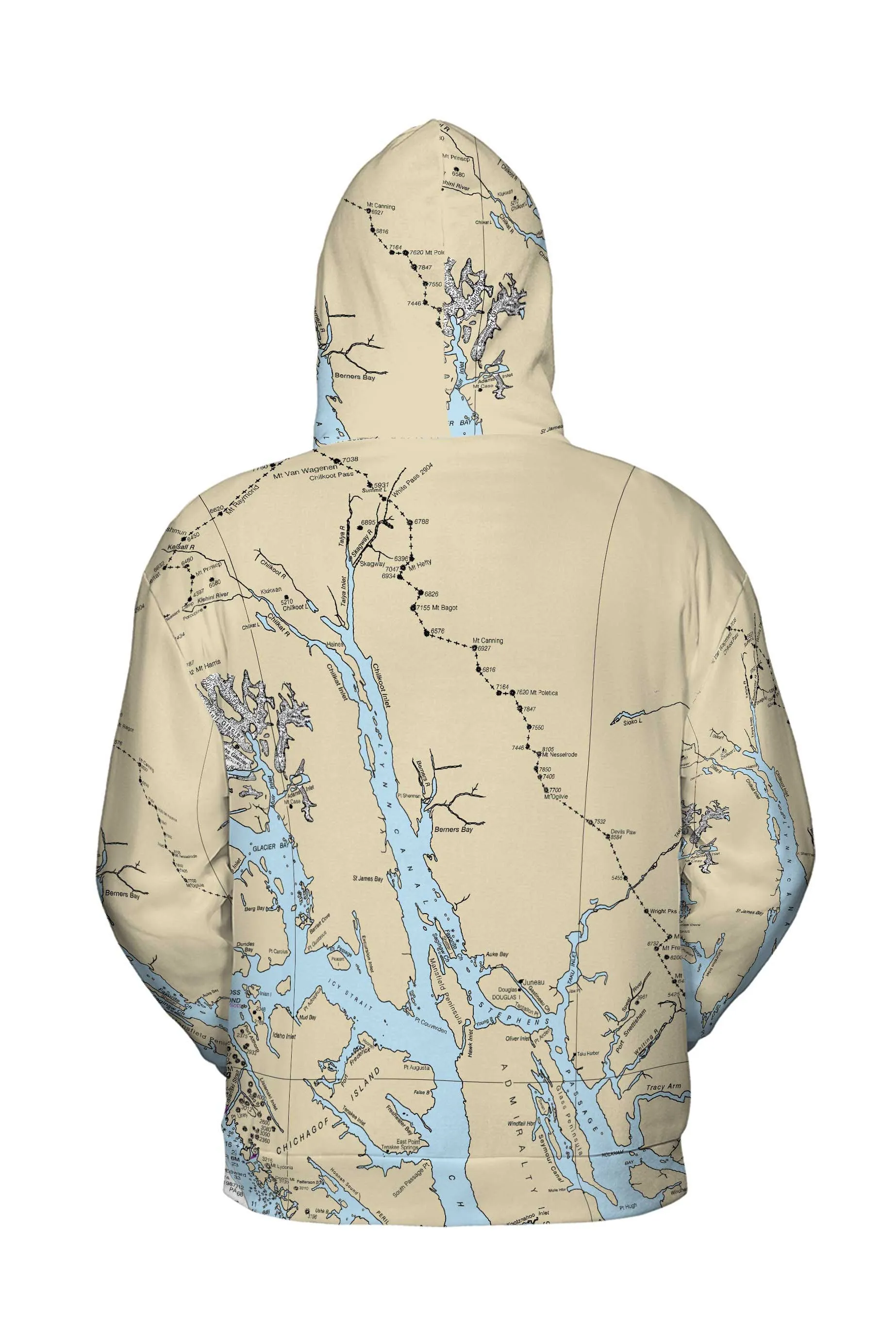 The Haines to Juneau Lightweight Hoodie Sweatshirt