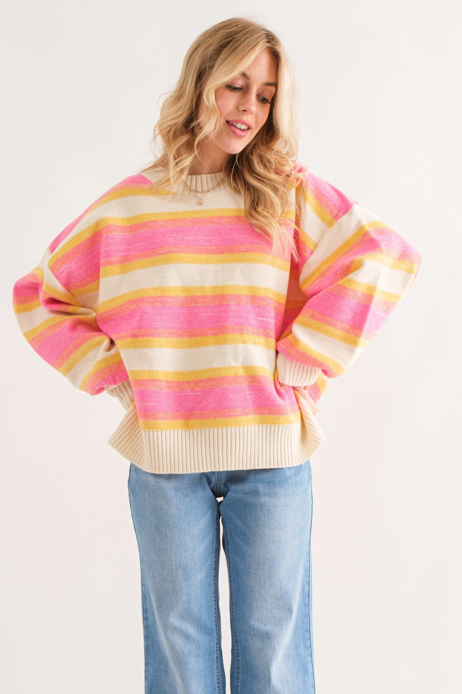 The Rosemary Striped Sweater