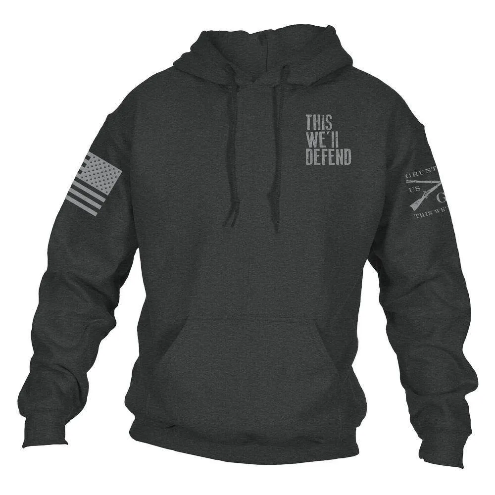 This We'll Defend Hoodie - Dark Heather