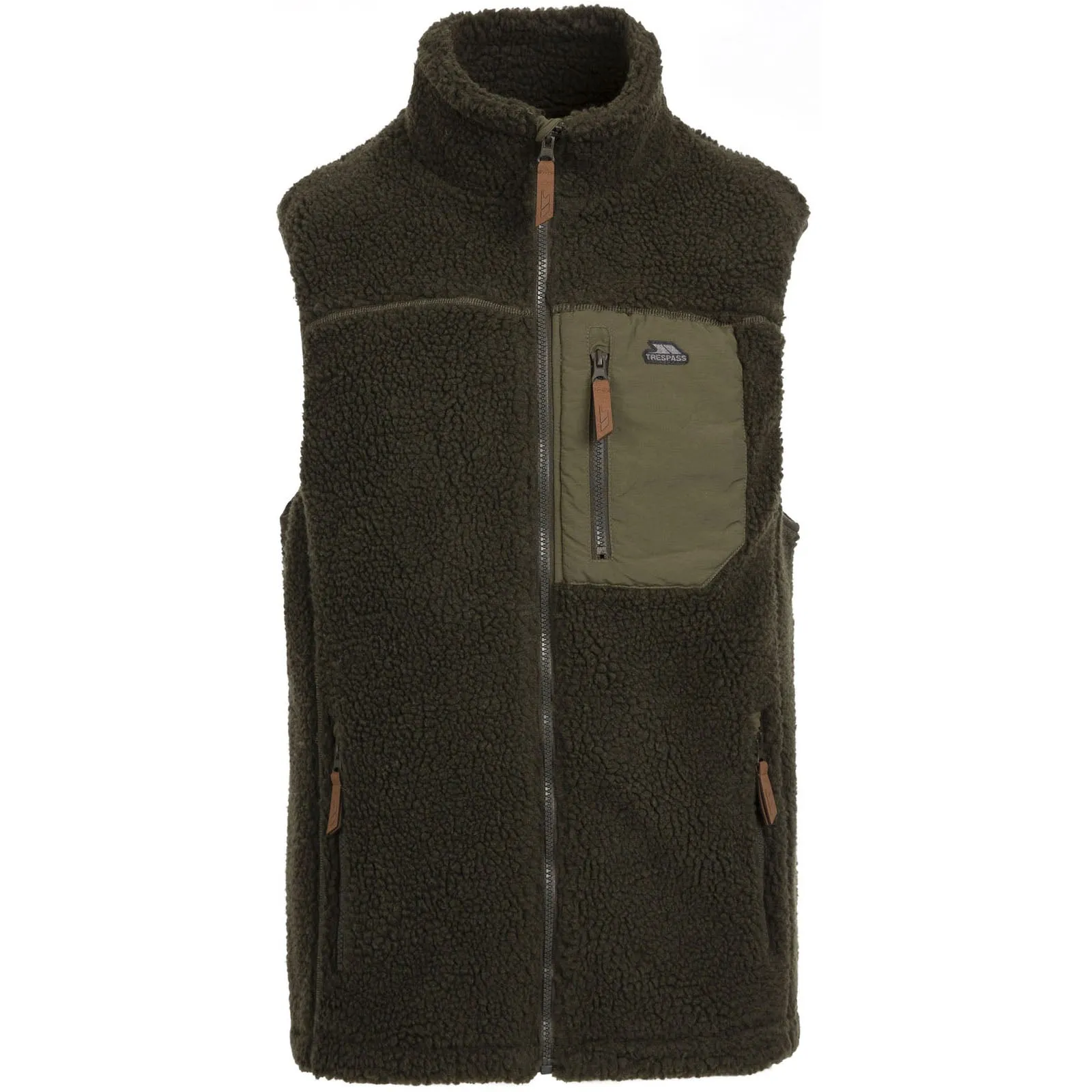 Trespass Mens Buckless AT300 Sherpa Gilet