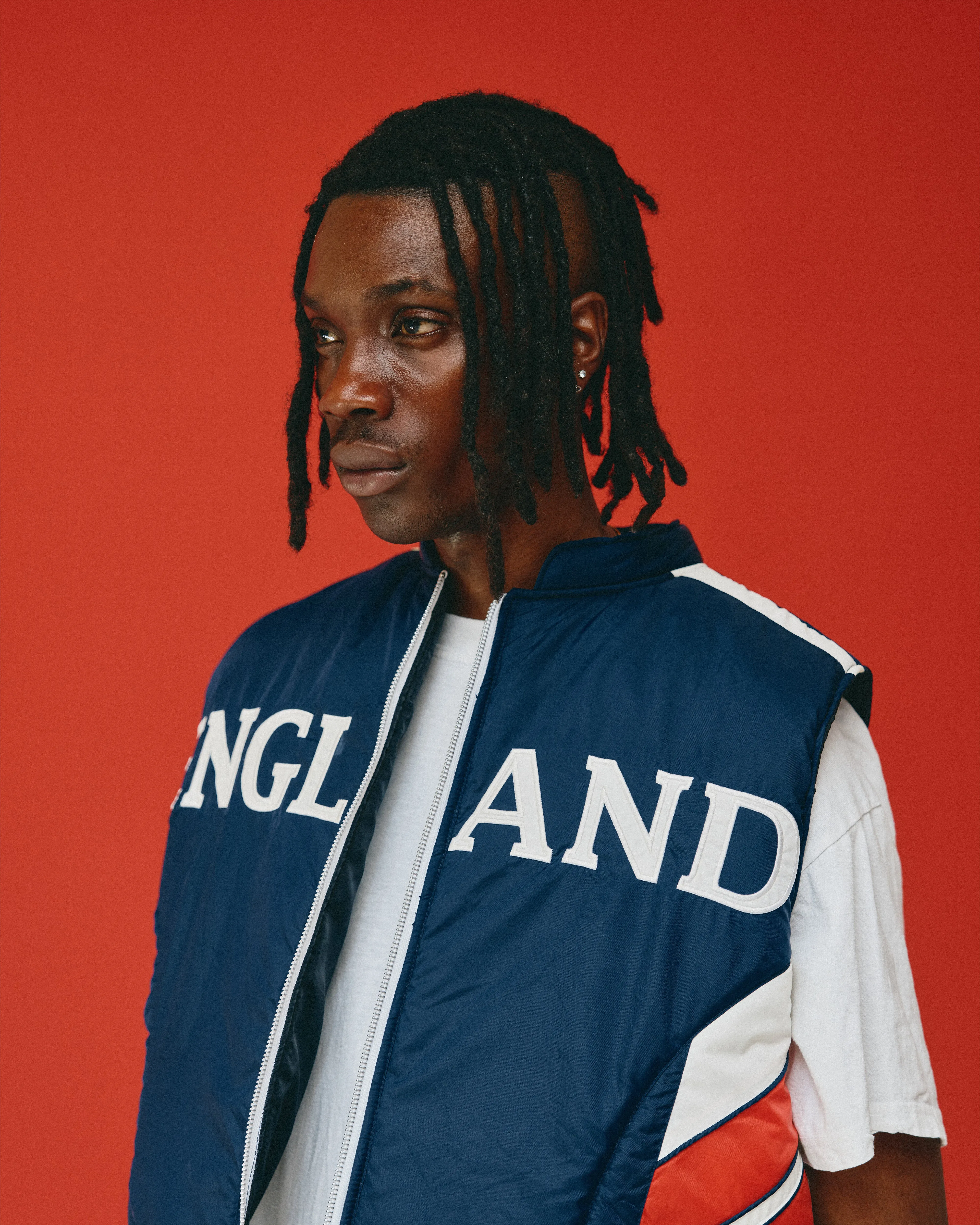 VT Rework : England Cropped Puffer Gilet