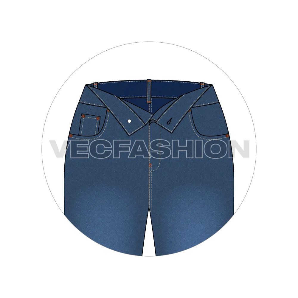 Women Denim Jeans with Undone Look