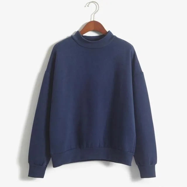 Women Loose Fleece Pullover