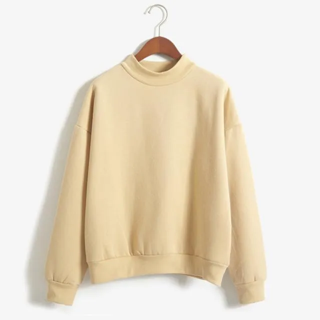 Women Loose Fleece Pullover