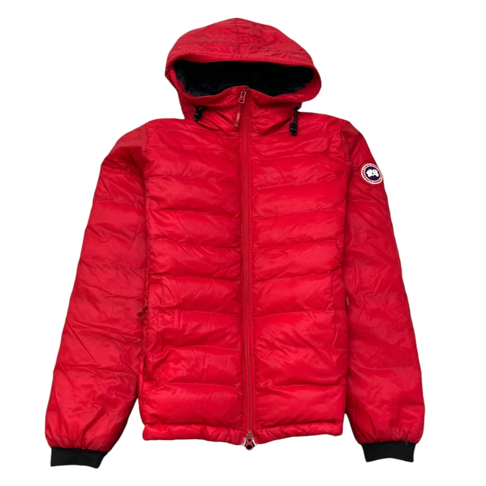 Women's Camp Hoody Down Jacket Red Size S