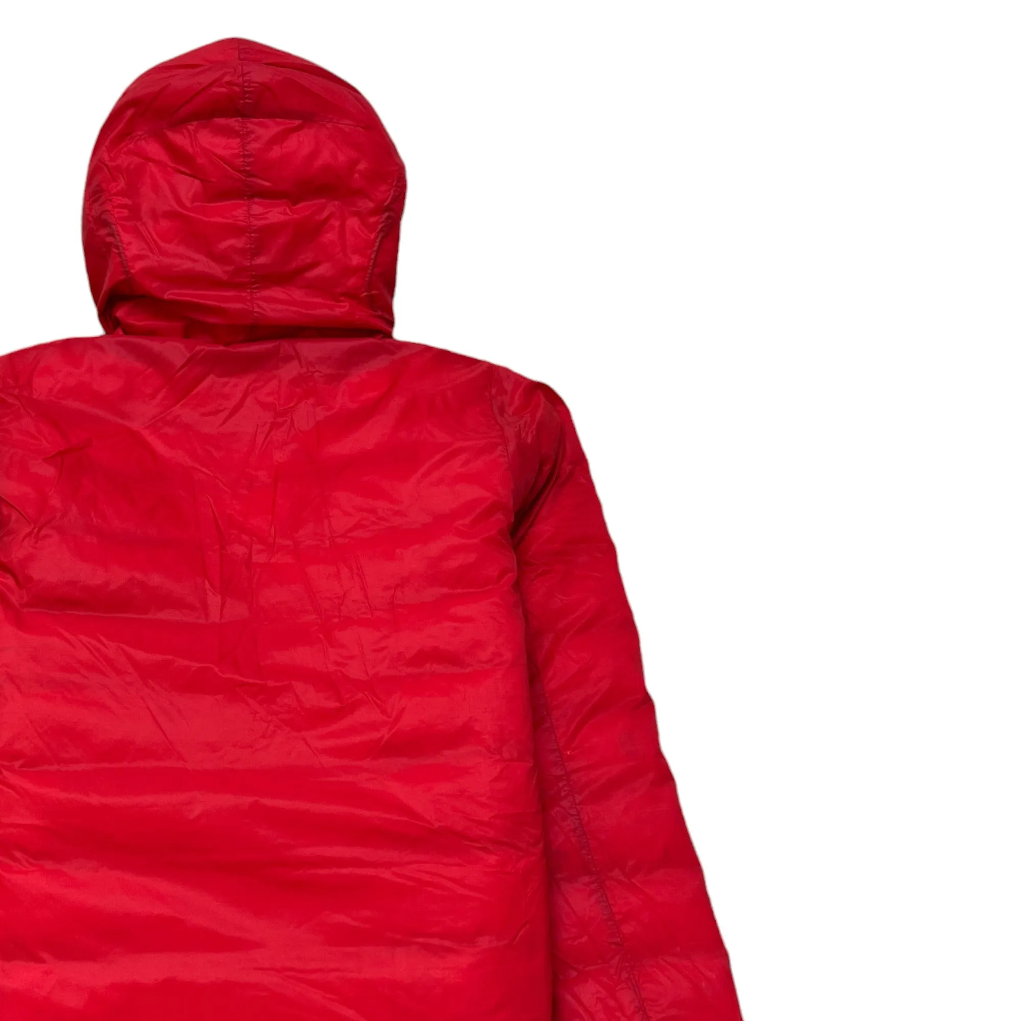 Women's Camp Hoody Down Jacket Red Size S