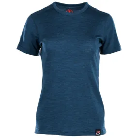 Womens Merino 150 Short Sleeve Crew (Petrol)