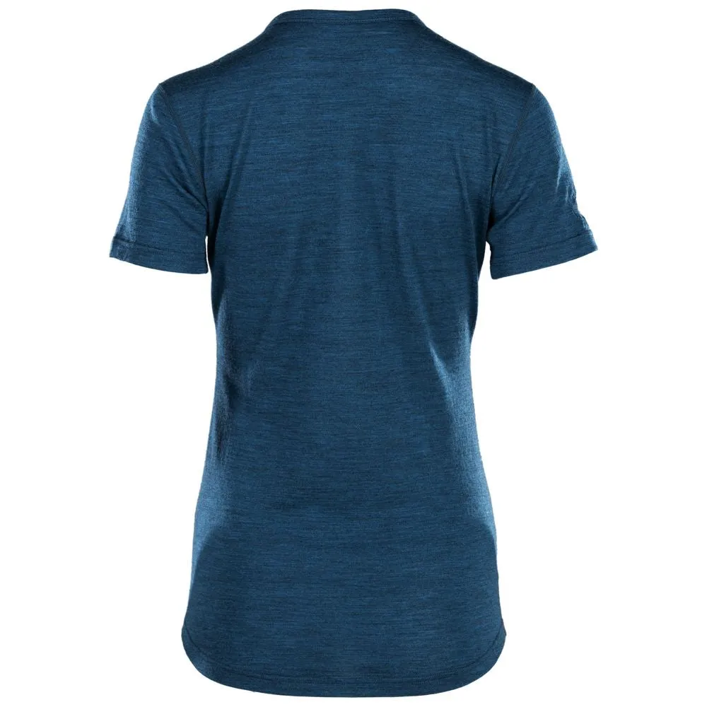 Womens Merino 150 Short Sleeve Crew (Petrol)