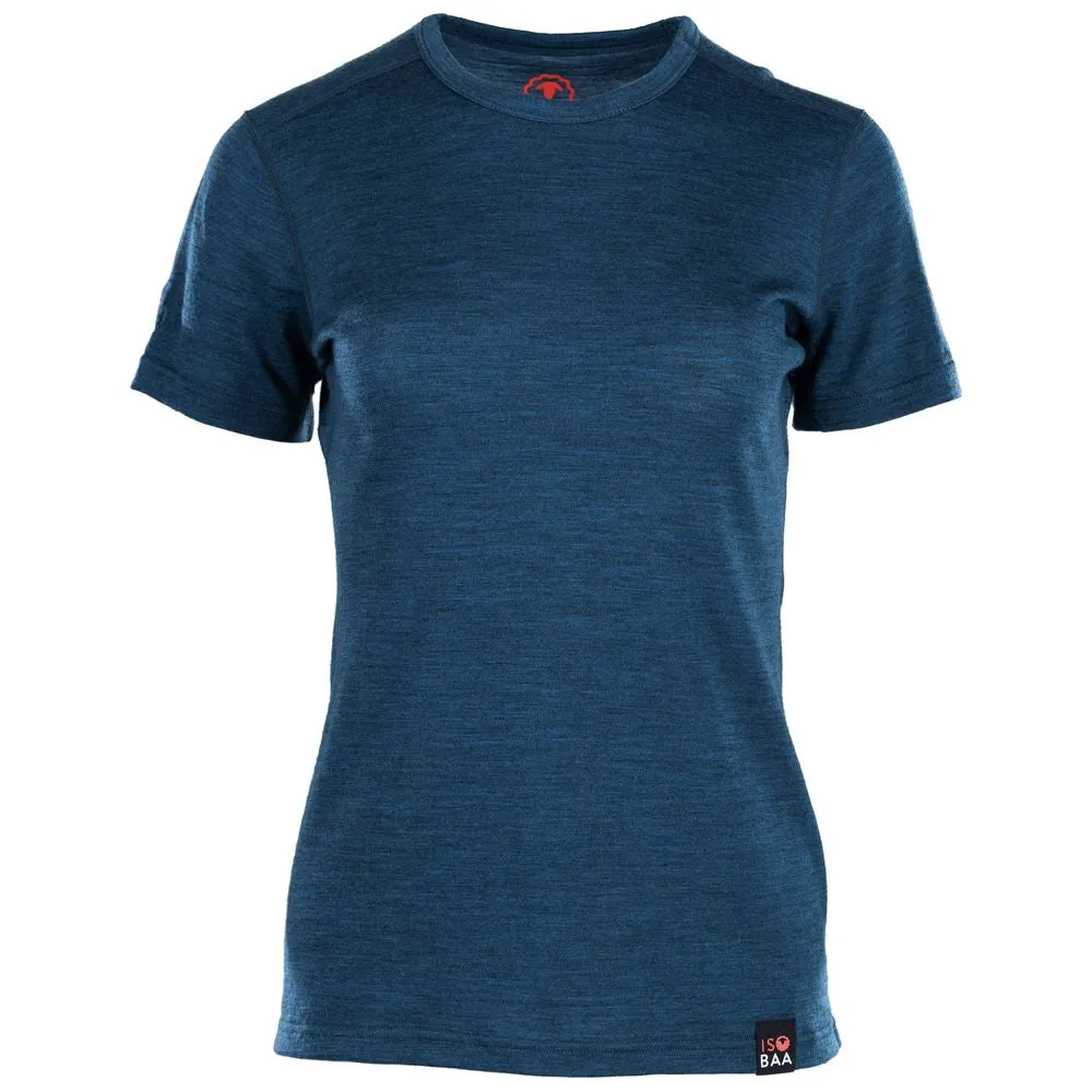 Womens Merino 150 Short Sleeve Crew (Petrol)