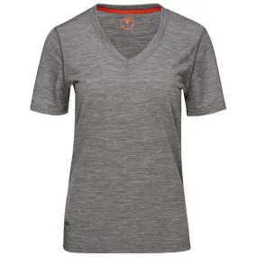 Womens Merino 150 V-Neck Tee (Charcoal)