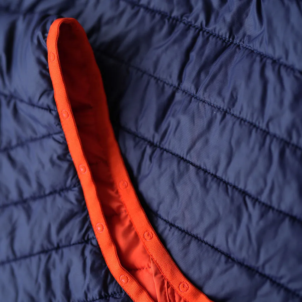 Womens Merino Wool Insulated Gilet (Navy/Orange)