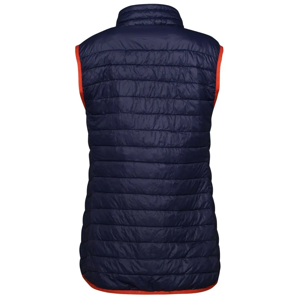 Womens Merino Wool Insulated Gilet (Navy/Orange)