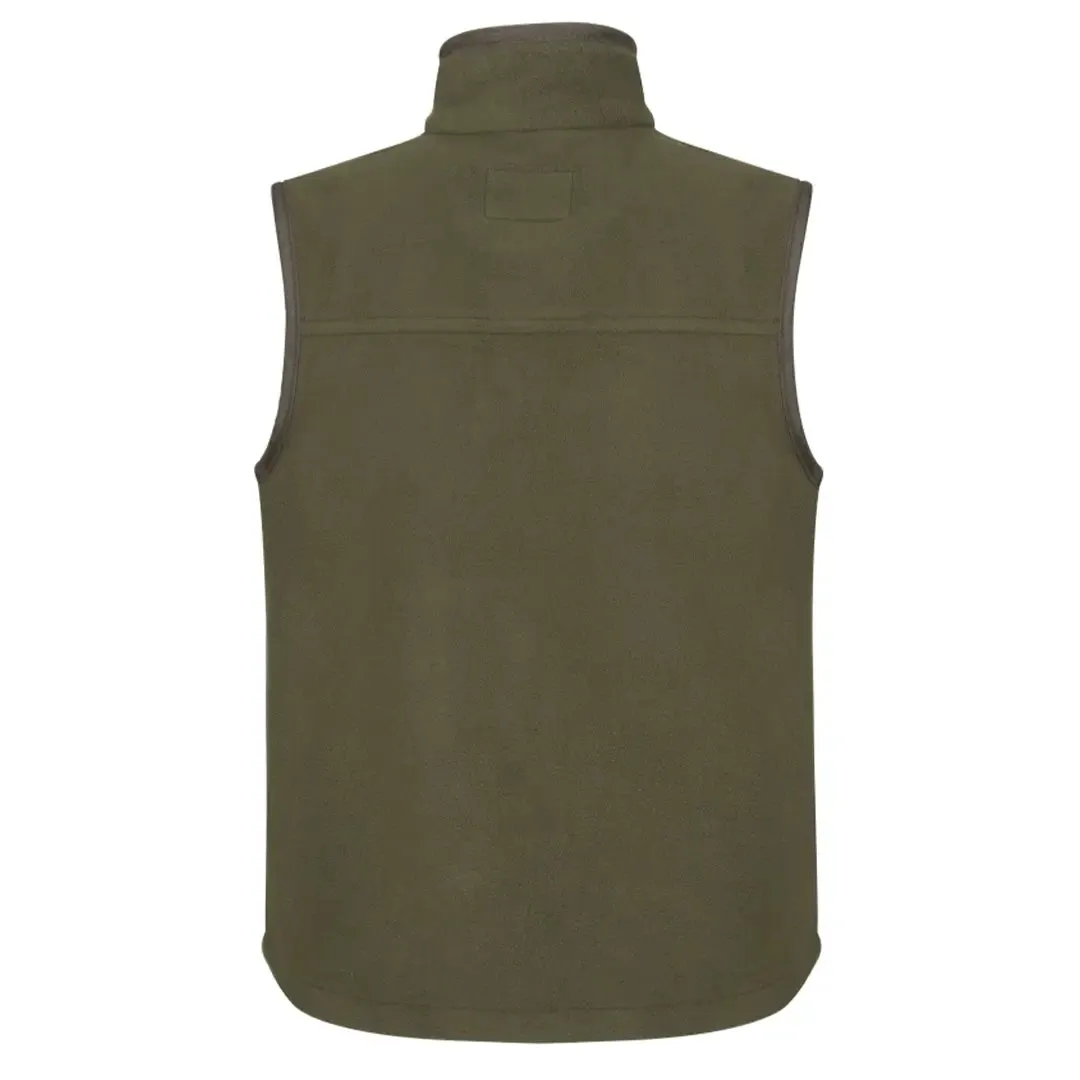 Woodhall Junior Fleece Gilet - Green by Hoggs of Fife