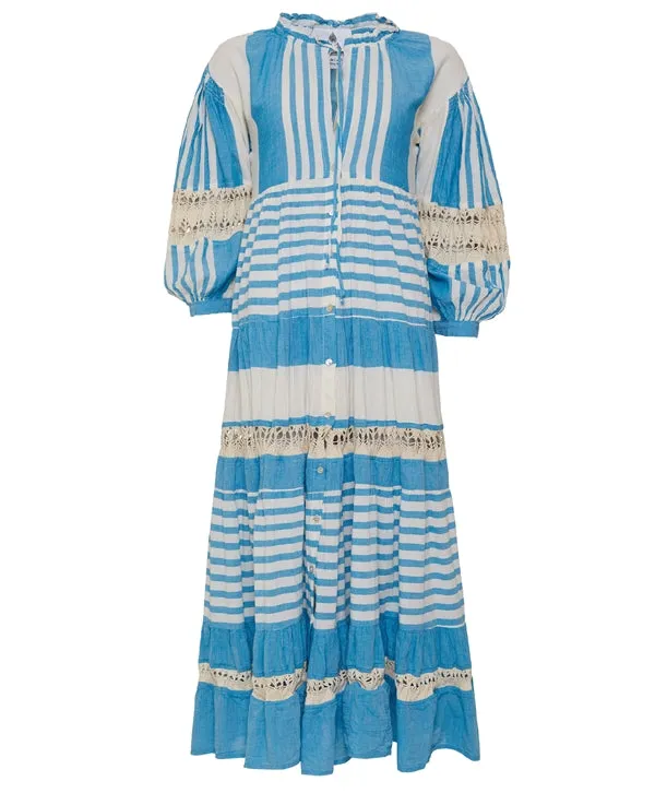 Zakar Maxi Dress in Turquoise