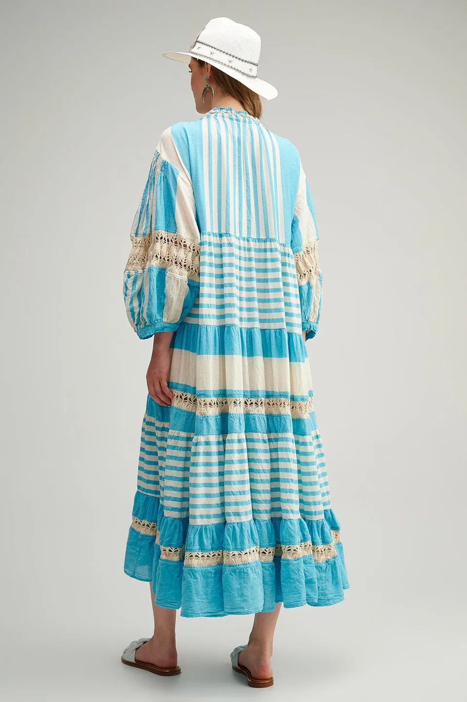 Zakar Maxi Dress in Turquoise